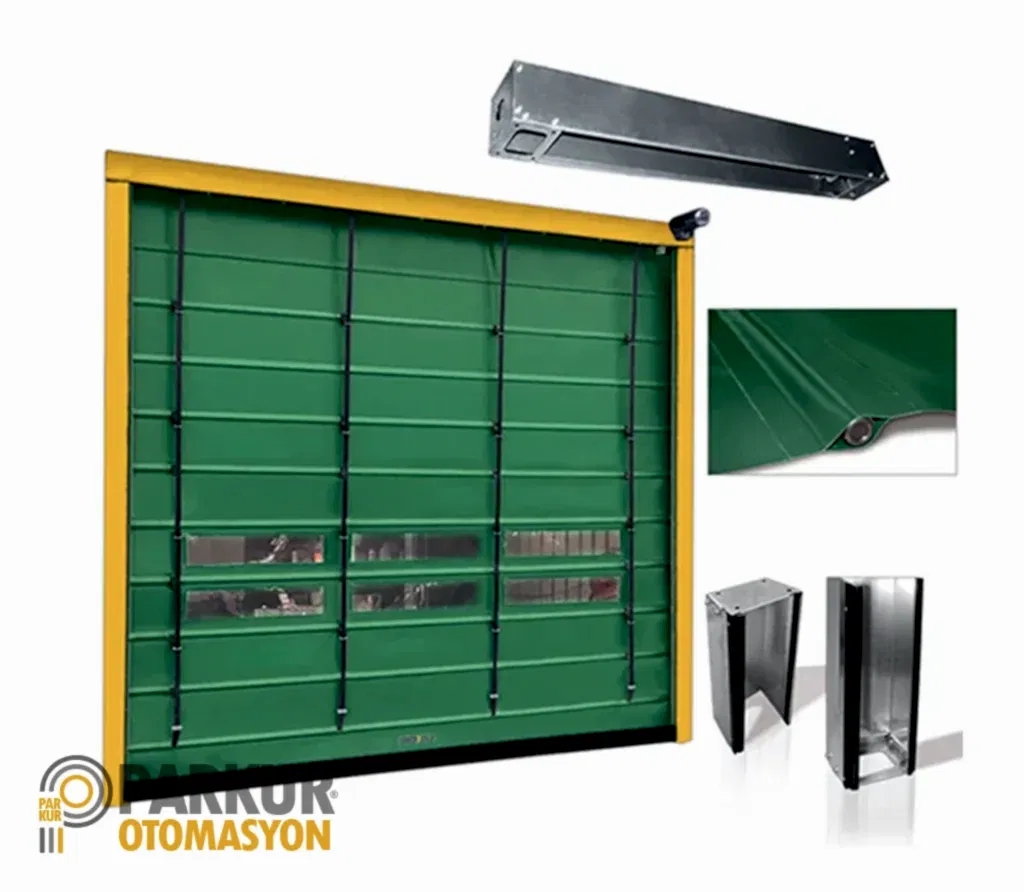 Katlanır Tip Hızlı PVC Kapı