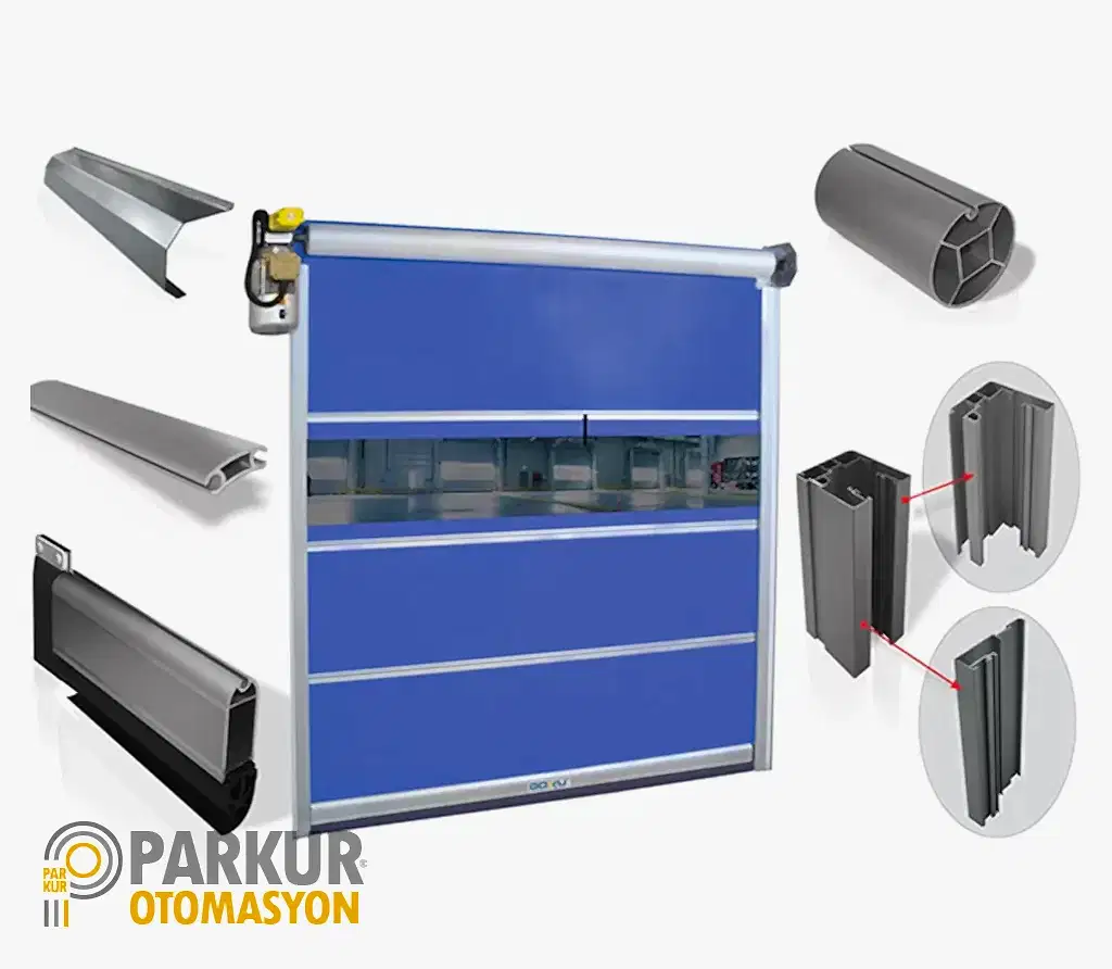 Sarmal Tip Hızlı PVC Kapı